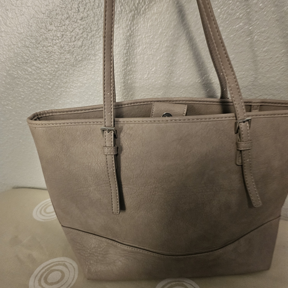 Chic Taupe Tote Bag